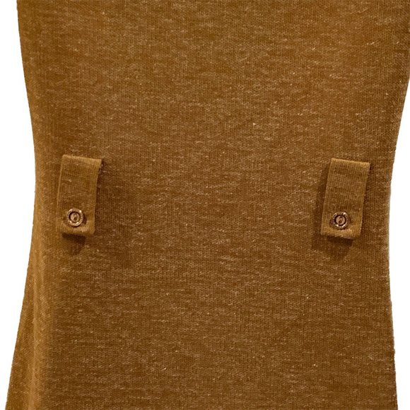 Vintage Y2K Zipper Mini Dress, Size 6 - Picture 4 of 9